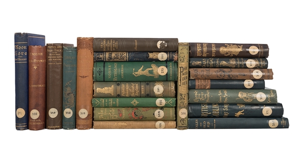 A Collection of Antiquarian Books of Fairy Tales, Mythology, and Folklore.