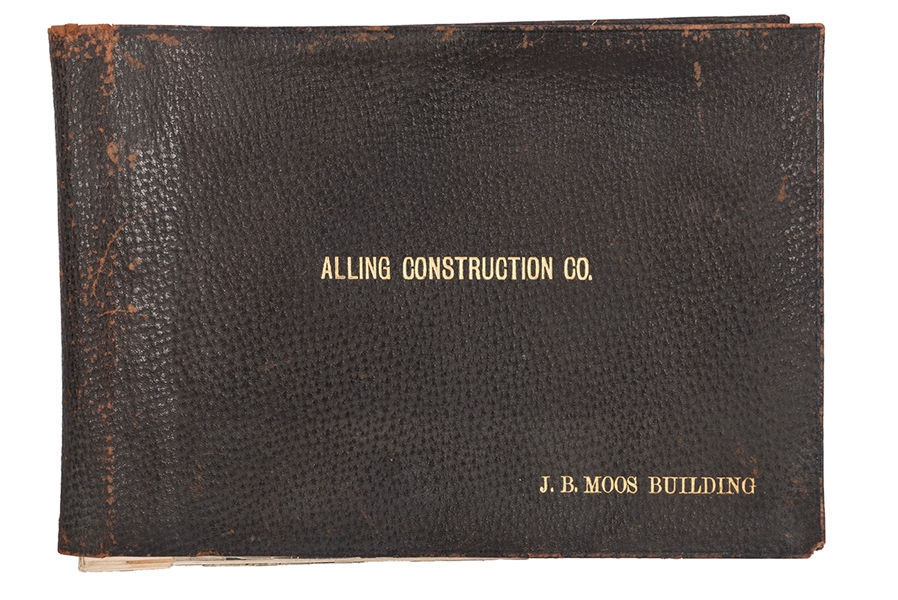 Pair of Photo Albums of Cincinnati Building Construction Projects.