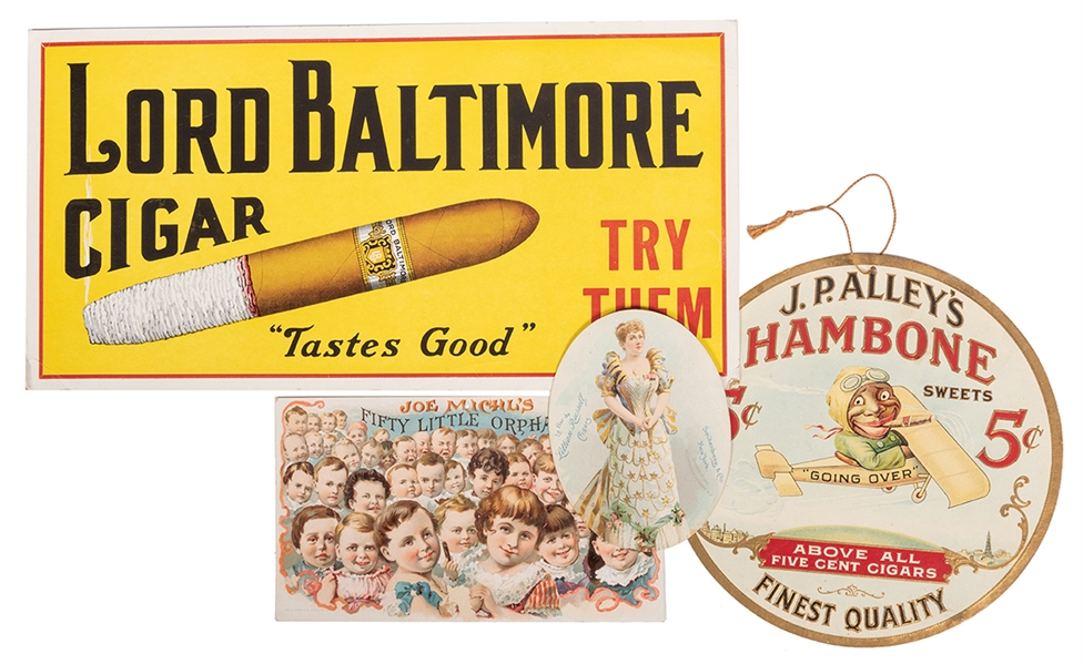 Nineteenth Century Cigar Tobacco Advertising.