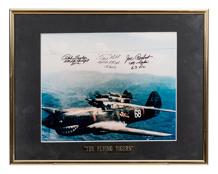 Flying Tigers Signed Photograph.