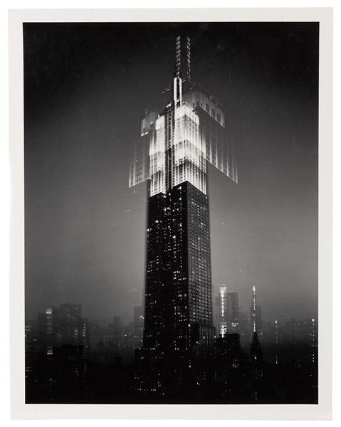 Two Photographs of Iconic New York Skyscrapers.