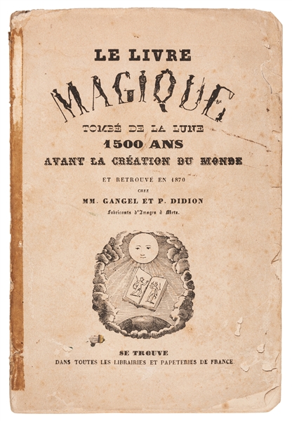 Le Livre Magique. Tombé De La Lune.