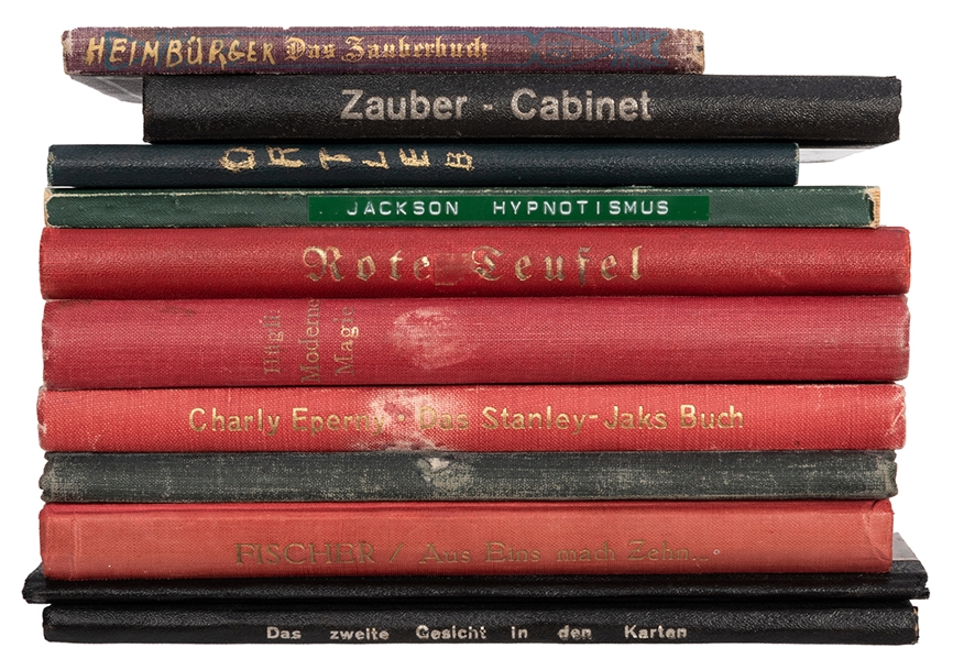 Group of Vintage and Antiquarian German Titles on Conjuring.