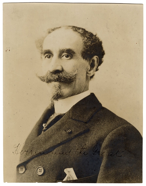 Photograph Portrait of Alexander Herrmann.