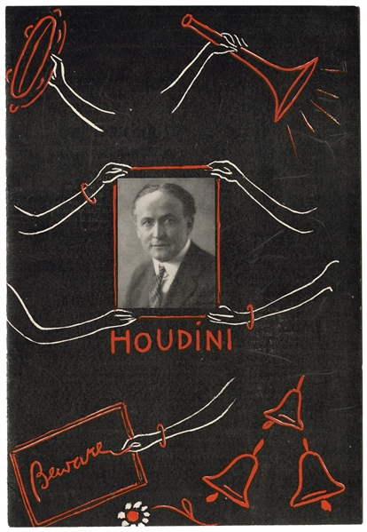 Houdini spiritualism-themed pitch book/brochure.