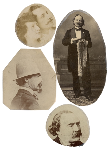 Four Photographs of Classical Magicians.