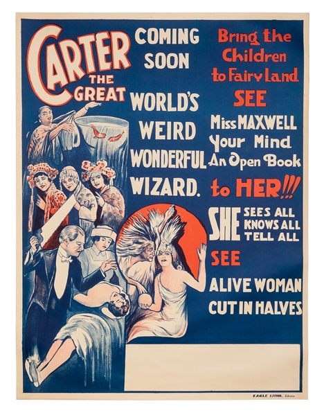 Carter The Great. World’s Weird Wonderful Wizard.
