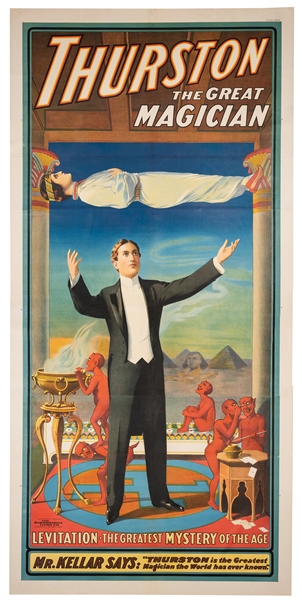 Thurston the Great Magician. Levitation–The Greatest Mystery of the Age.