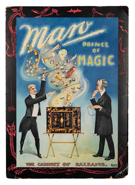 Trio of Maro “Prince of Magic” Window Cards.