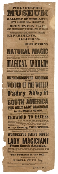 Wonderful Fairy Sybil! Or Lady Magician!