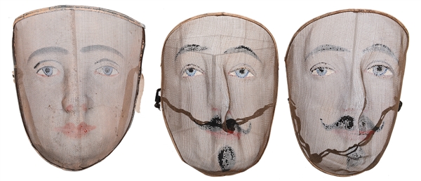 Wire Masks Used in Edwin Brush’s Mahatma Chair Illusion.