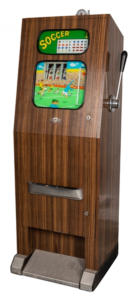 Bell-Fruit 1 (New Penny) “Soccer” Slot Machine.