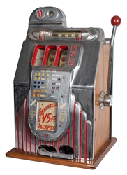 Buckley 10 Cent Criss Cross $15 Guaranteed Jack Pot Slot Machine.