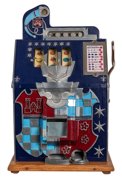 Mills 5 Cent Castle Front Slot Machine.