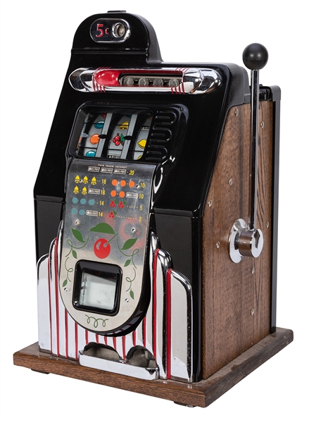 Mills 5 Cent Cherry Slot Machine.
