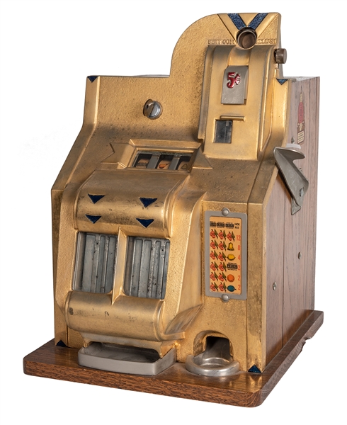 Mills 5 Cent Chevron QT Slot Machine.