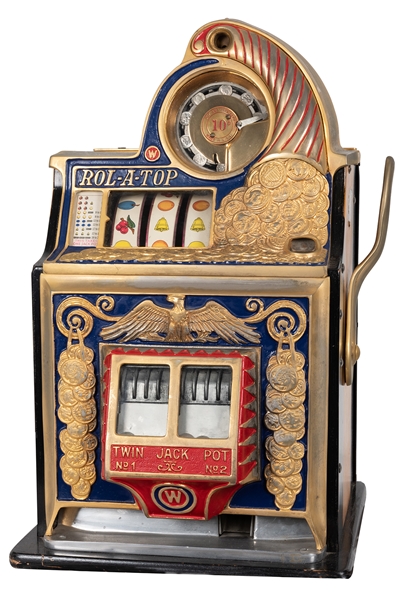 Watling 10 Cent Rol-A-Top Slot Machine.
