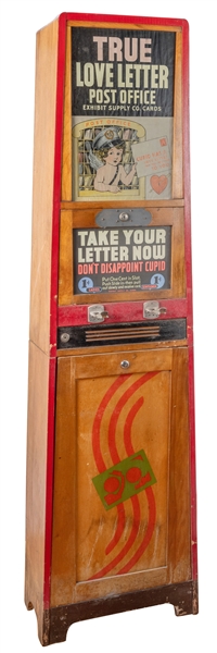 Exhibit Supply Co. 1 Cent True Love Letter Post Office.