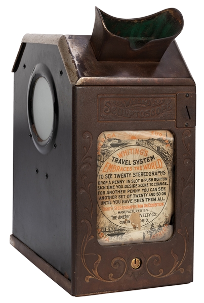 Whiting’s Sculptoscope One Cent Stereo Card Viewer.