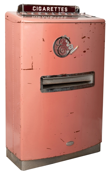 Eastern Electric Inc. 5, 10, or 25 Cent Cigarette Vending Machine.