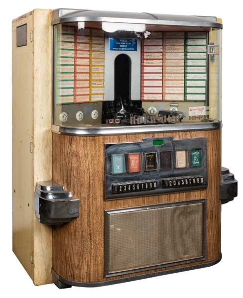 Rock-Ola 1958 Model 1464 “Music Vendor” 120 Selection Play Jukebox (25 Cent). 