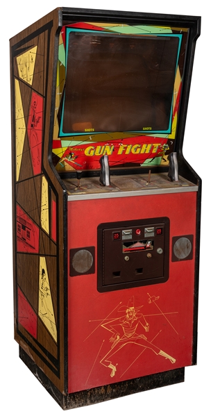 Gun Fight 25 Cent Upright Video Game.