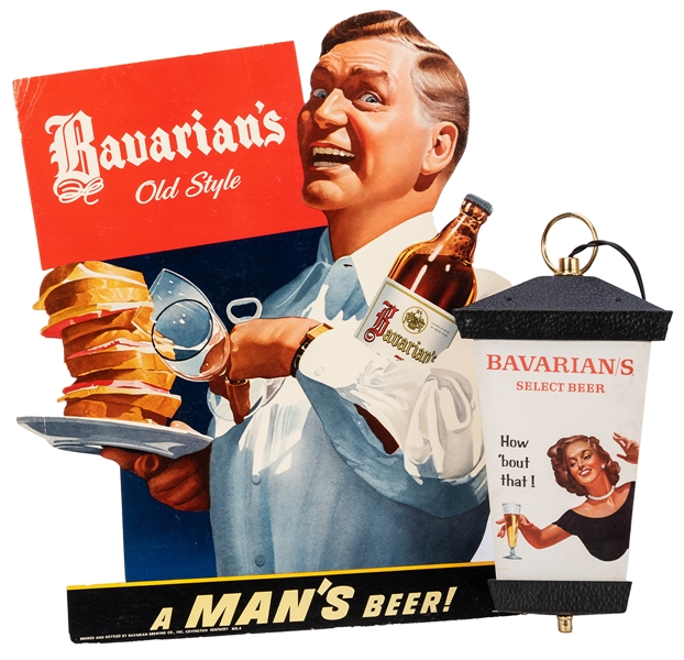 Bavarian’s Beer. Two Advertising Pieces.