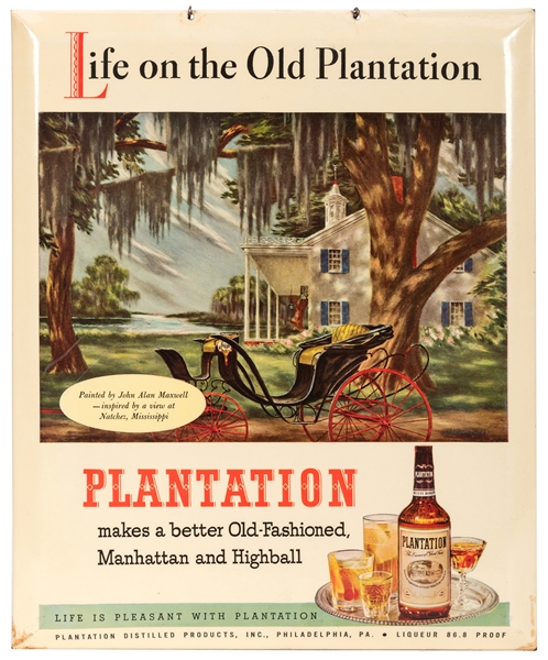 Plantation Whiskey Advertisement.