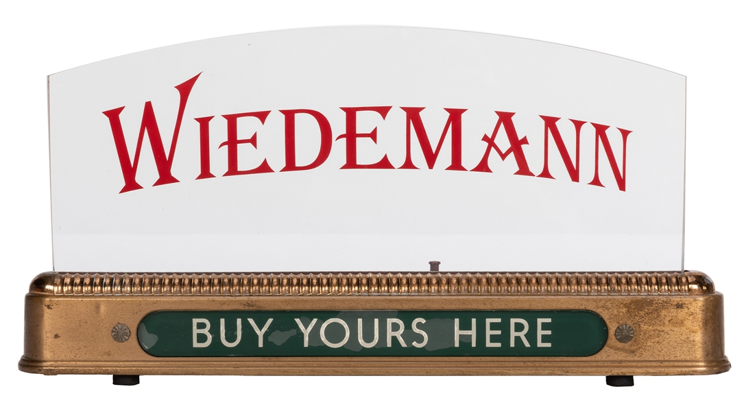 Wiedemann Beer Lighted Display.
