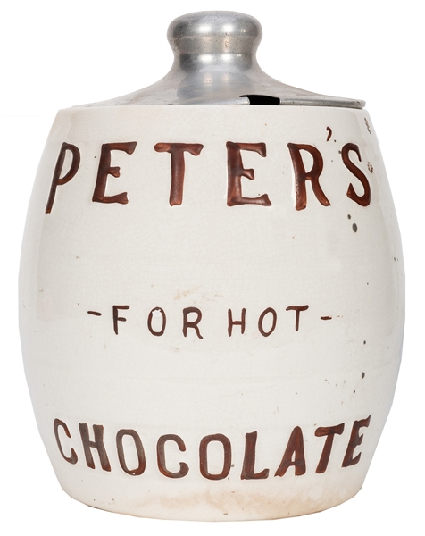 Peter’s Hot Chocolate Ceramic Dispenser.