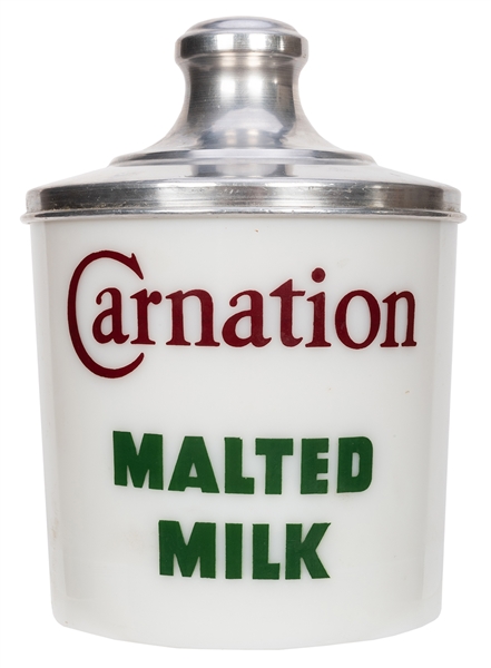 Carnation Malted Milk Canister.