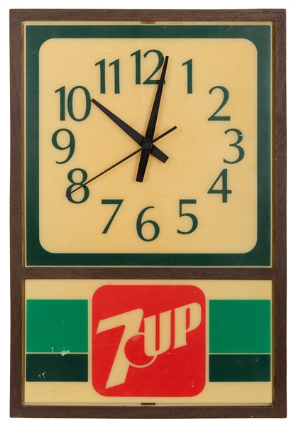 Vintage 7-UP Wall Clock.