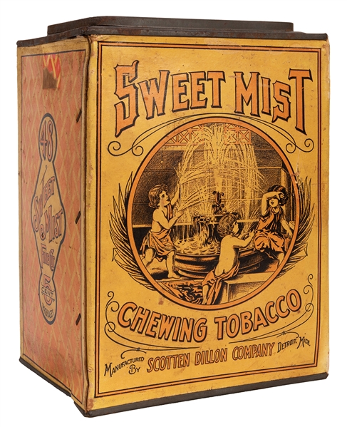 Sweet Mist Chewing Tobacco General Store Counter Top Container.