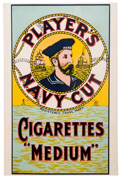 Player’s Cigarettes “Medium.”