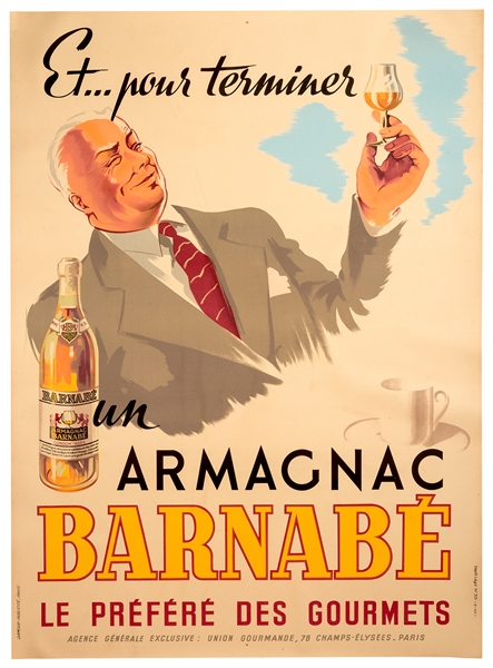 Et…Pour Terminer un Armagnac Barnabe.