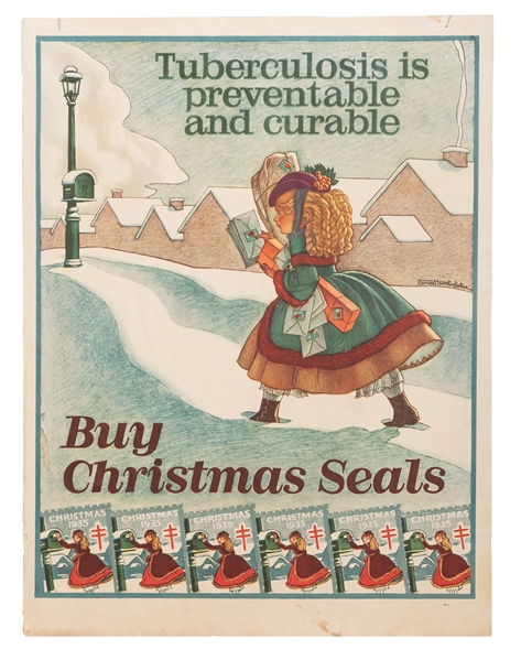 Buy Christmas Seals / Tuberculosis is Preventable and Curable.