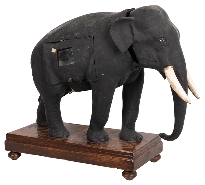 Elephant Nodder Mechanical Store Display.