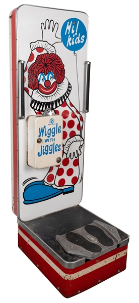 Wiggle With Jiggles 10 Cent Floor Model Vibrator.