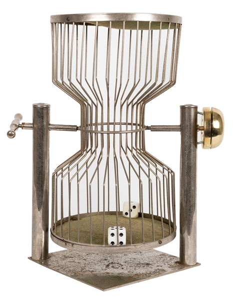 Large Chuck-A-Luck Cage with Bell.