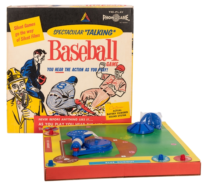 Tri-Play Toys Spectacular Talking Baseball Game.
