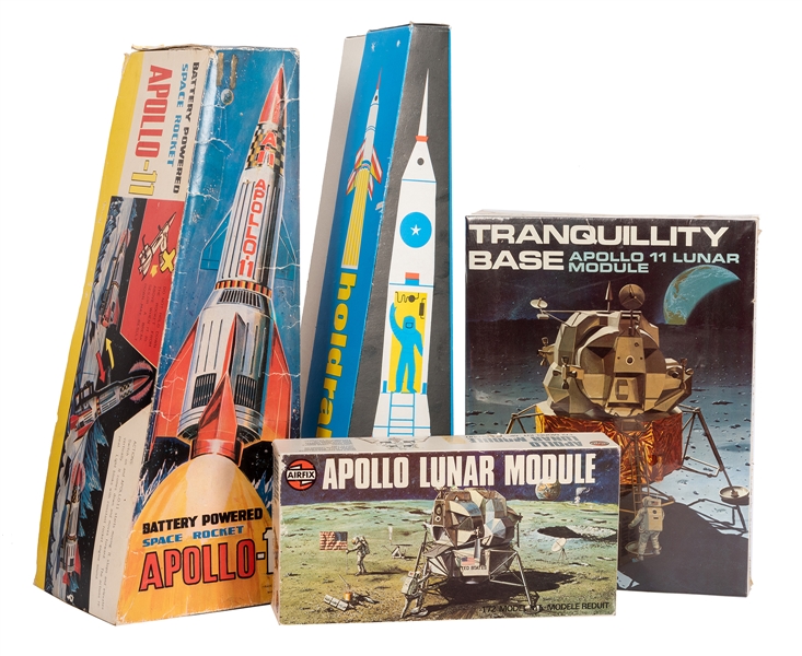 Group of Four Vintage NASA/Space-Age Toys and Kits.
