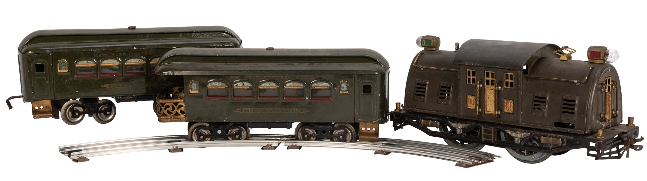 Lionel Prewar Standard Gauge Set 352 with 10E Locomotive.