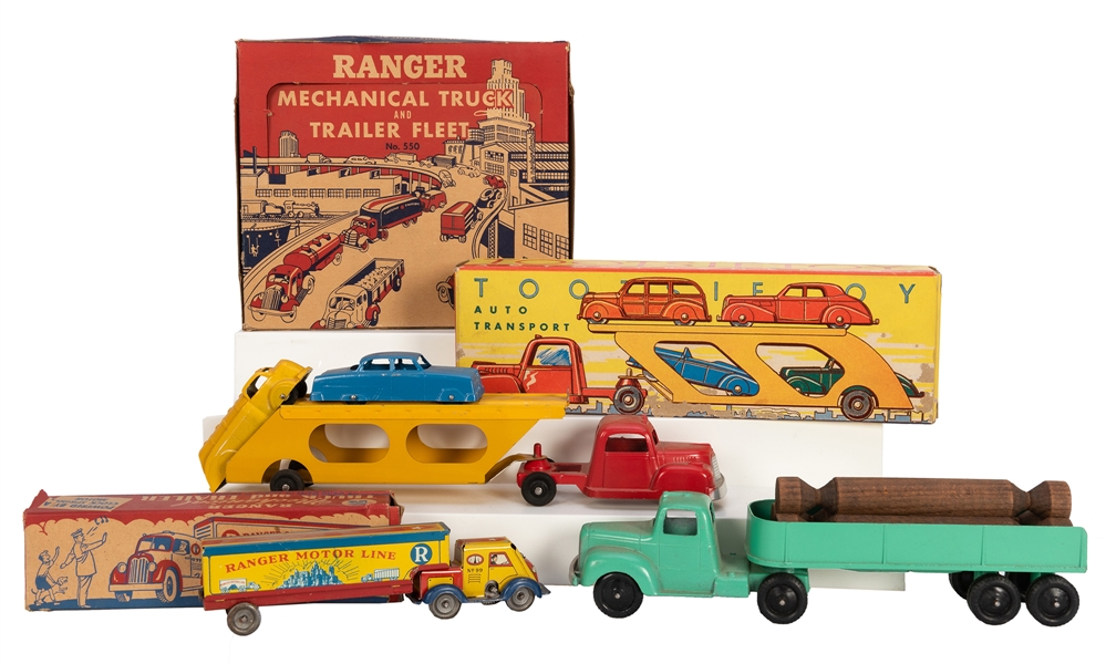 Four Vintage Automotive Toys.