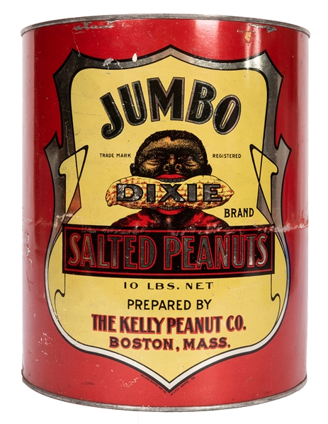 Jumbo Salted Peanuts 10 Pound Tin.