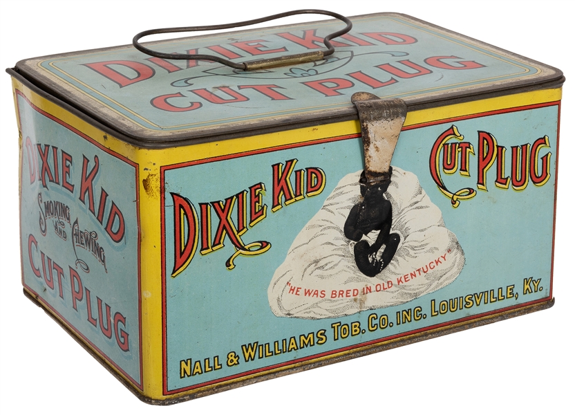 Dixie Kid Cut Plug Tobacco Tin / Lunchbox.