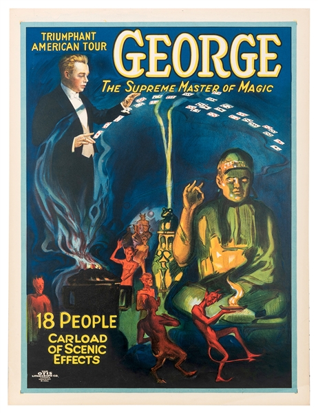 George. The Supreme Master of Magic. Triumphant American Tour.