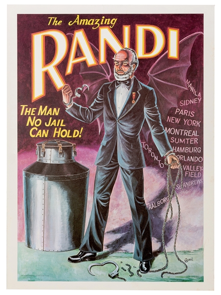 The Amazing Randi. The Man No Jail Can Hold!