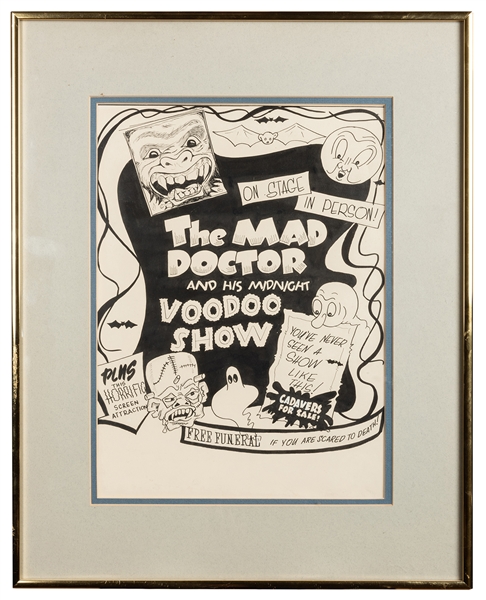 Original Spook Show Poster Art.