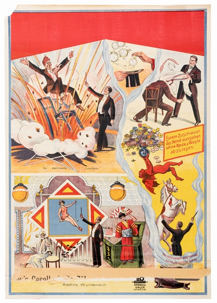 German Conjuring Stock Poster.
