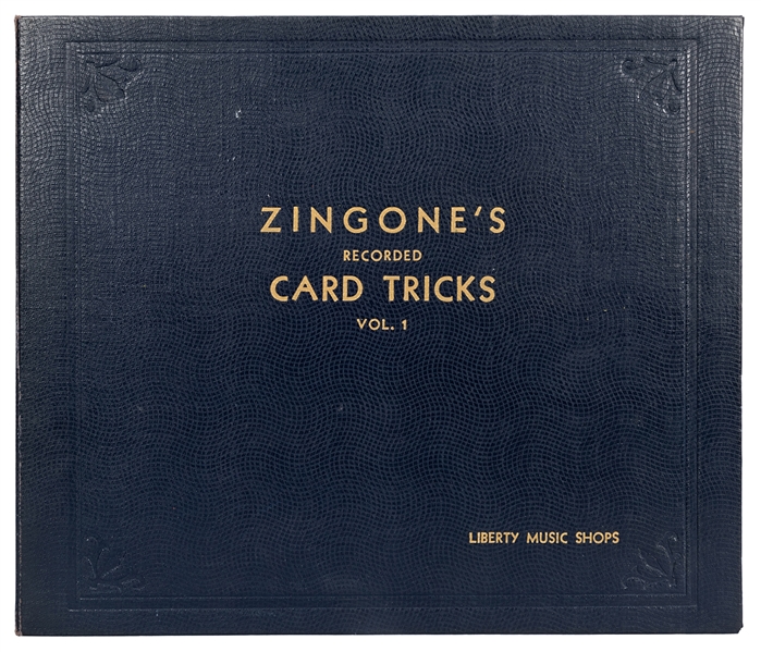 Zingone’s Recorded Card Tricks Vol. 1.